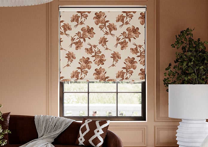 Ted Baker Midnight Garden, Terracotta - Twist&Fit Roller Blind - Image 3